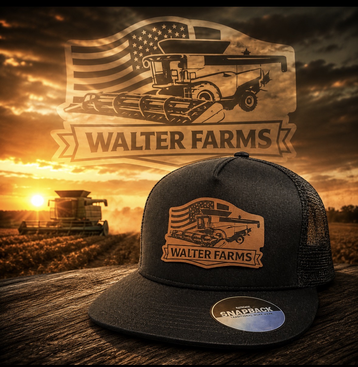 Walter Farms custom hat